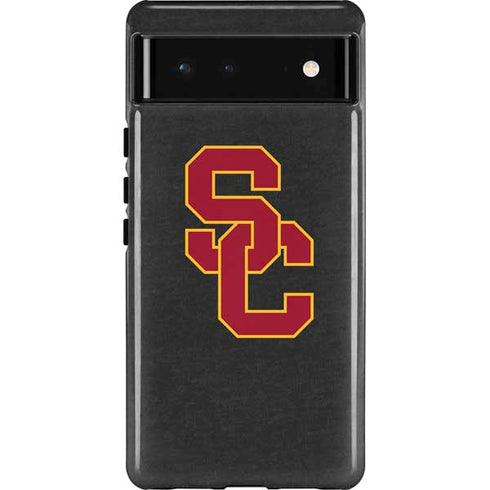 University of Southern California USC Dark Grey Logo Pixel Cases